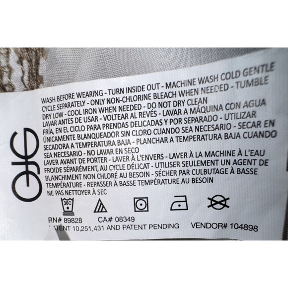 G.H. Bass & Co Womens Chino Ankle Pants Size 14 Brown Casual Cropped Straight - Picture 10 of 12